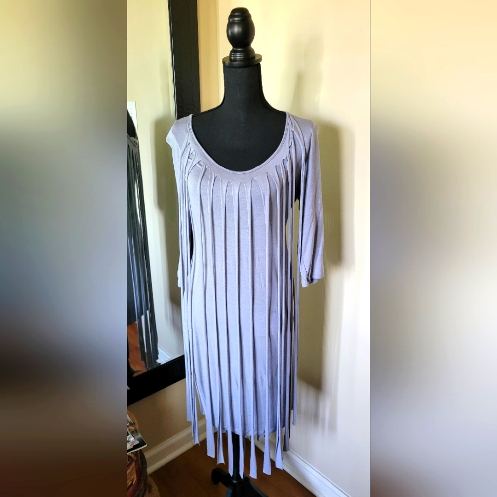 Grey Dress Front/Back Detail